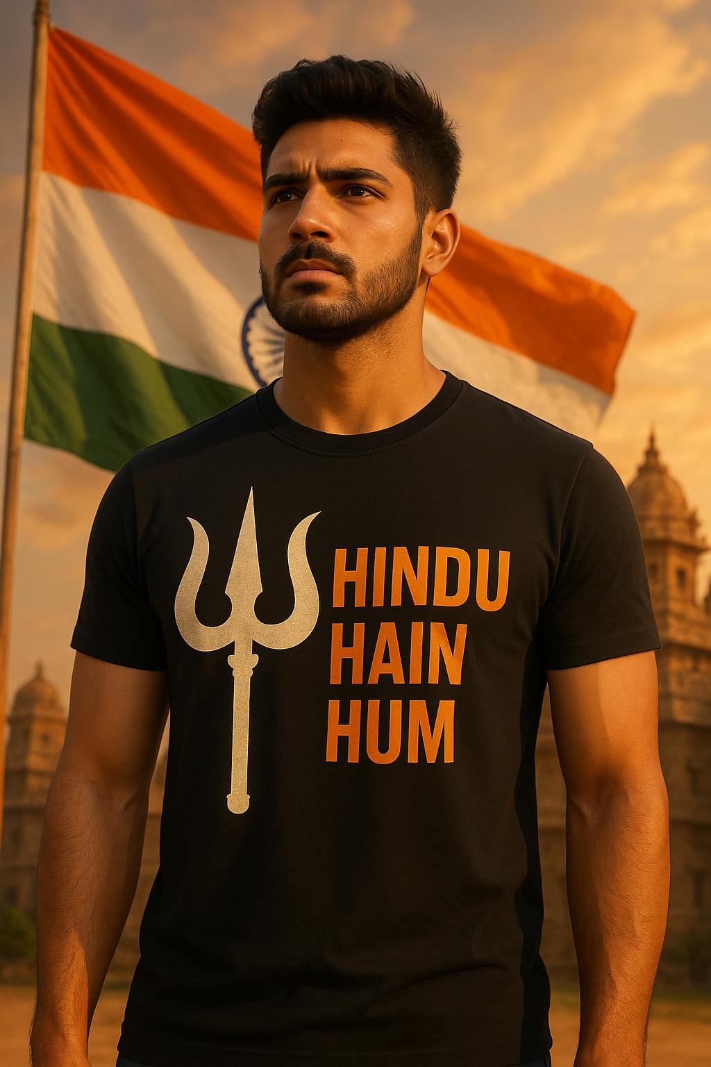 HINDU HAI HUM T SHIRT