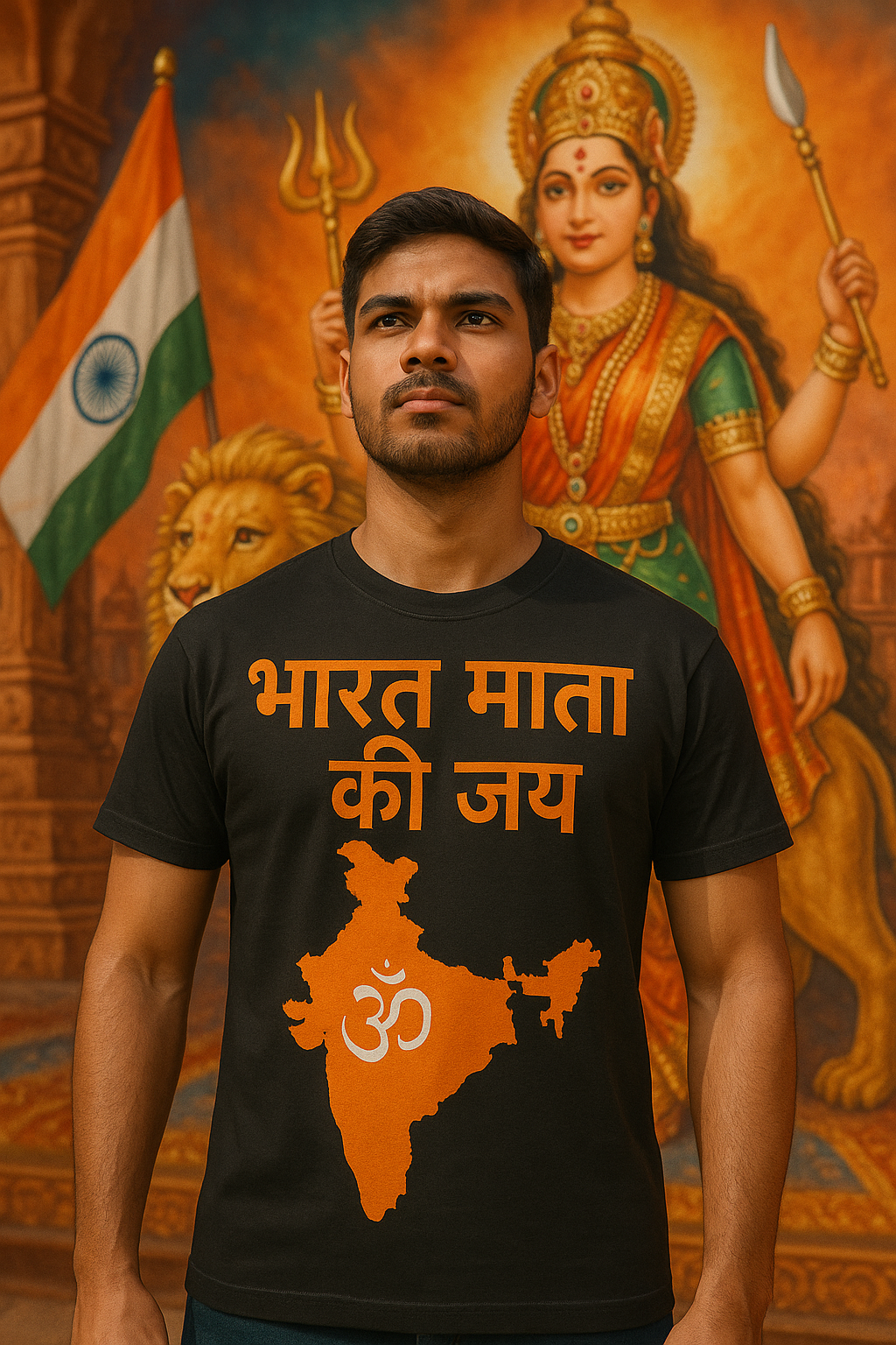 BHARAT MATA KI JAI T SHIRT