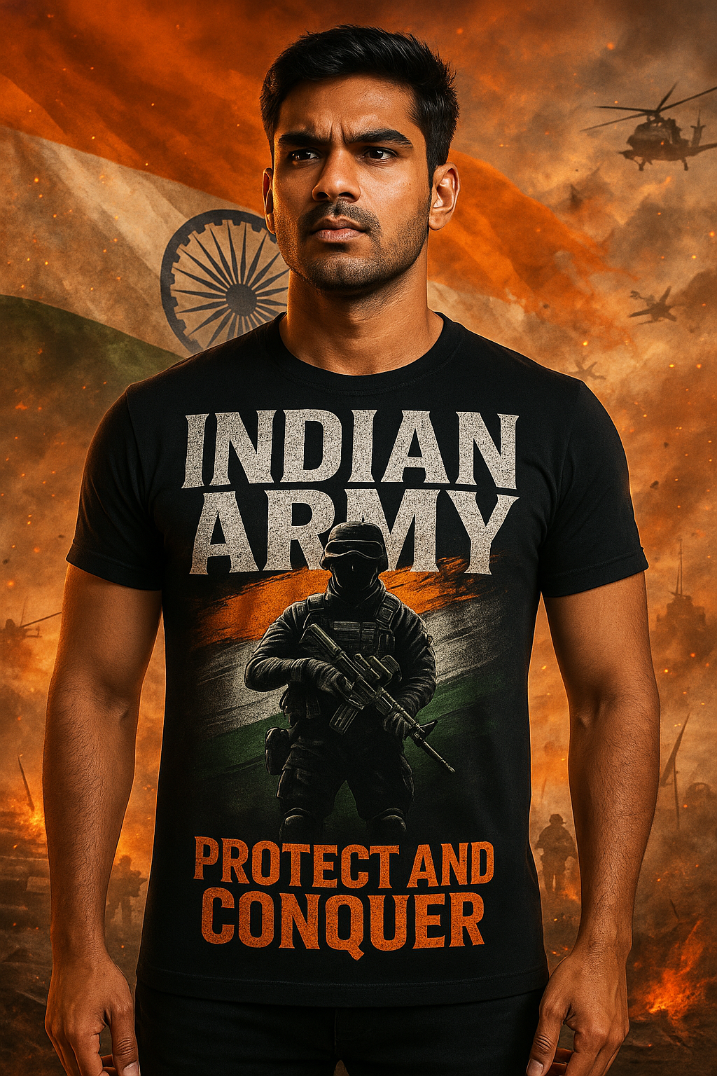 INDIAN ARMY T SHIRT